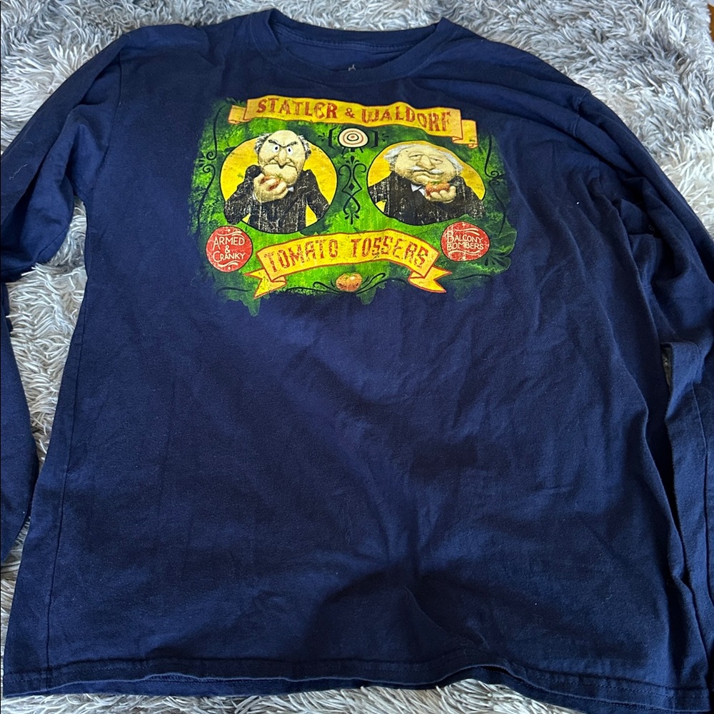 UNISEX Hanes Navy Blue Disney Graphic Shirt